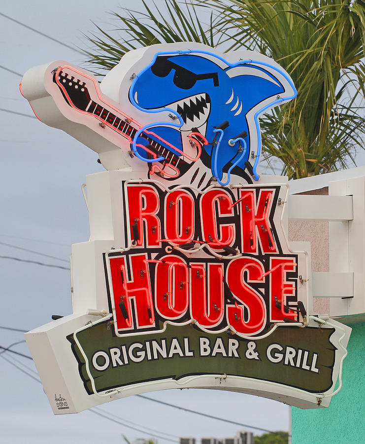 Rock House Original Bar Grill Photograph by Joseph C Hinson