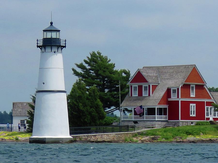 Rock Island Lighthouse July Photograph by Dennis McCarthy