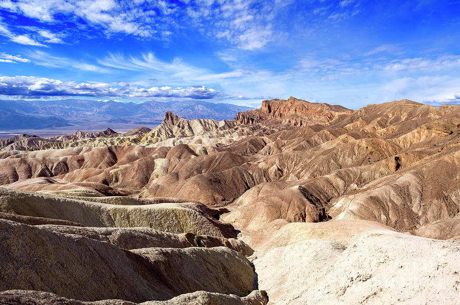 Rock Layers in Death Valley Photograph by John Rizzuto