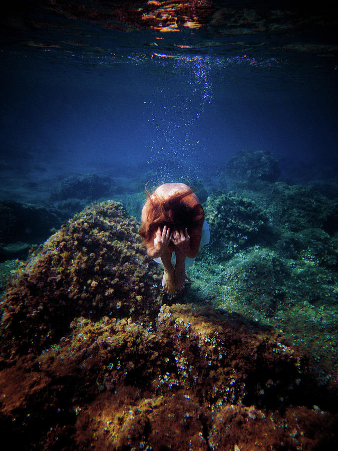 Rock Mermaid Photograph by Gemma Silvestre