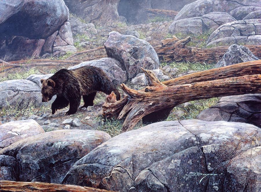 Rock n' Bear Painting by Brian Durfee Fine Art America