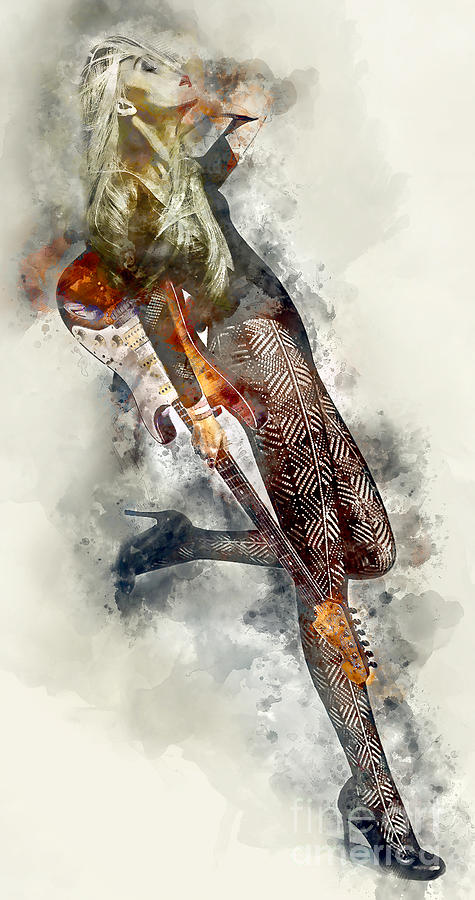 Rock Vixen Painting by Jon Neidert