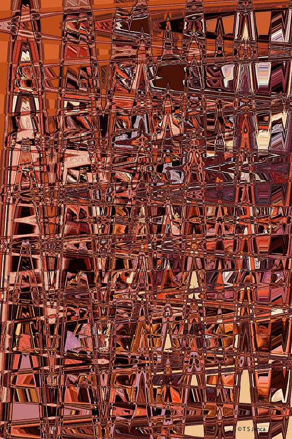 Rock Pile Abstract # 2 Digital Art by Tom Janca