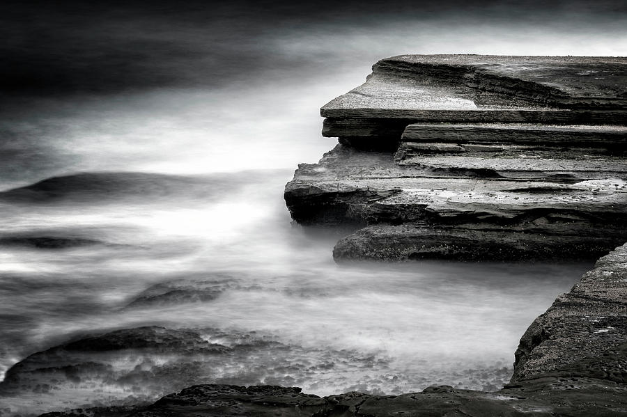 Rock Photograph - Rock Platform by Steve Caldwell