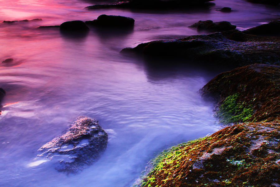 Beach Photograph - Rock Pool Sunrise by Marcus Adkins