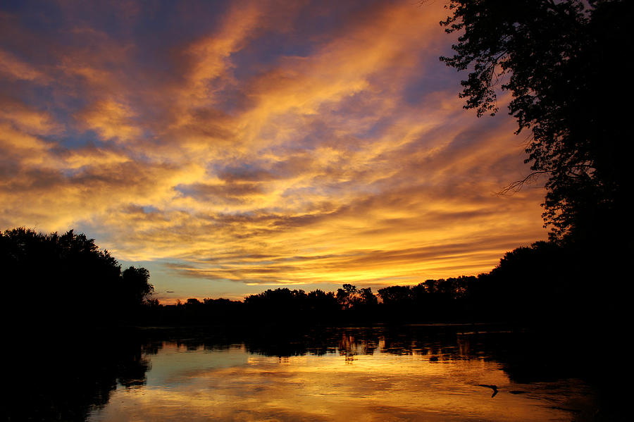 Rock River Sunrise Photograph by Denise Irving