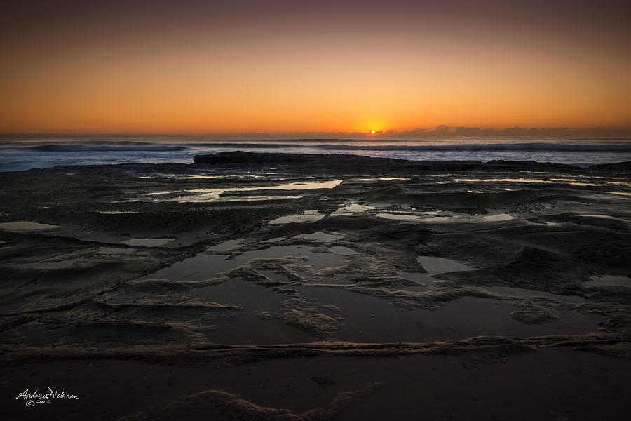 Beach Photograph - Rock Shelf by Andrew Dickman