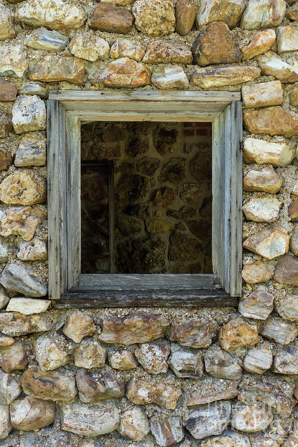 Rock Wall Window Photograph by Jennifer White
