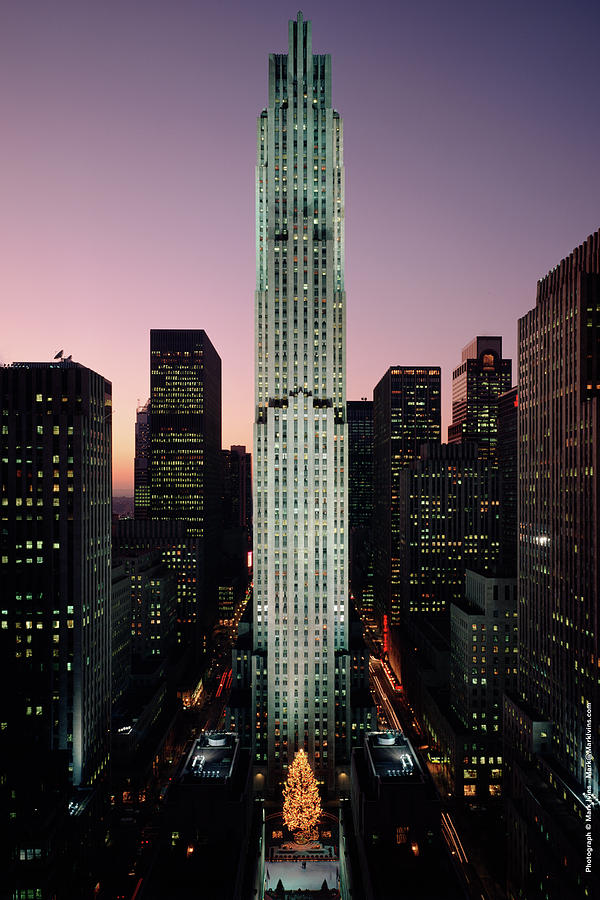 Rockefeller Center Photograph by Mark Ivins