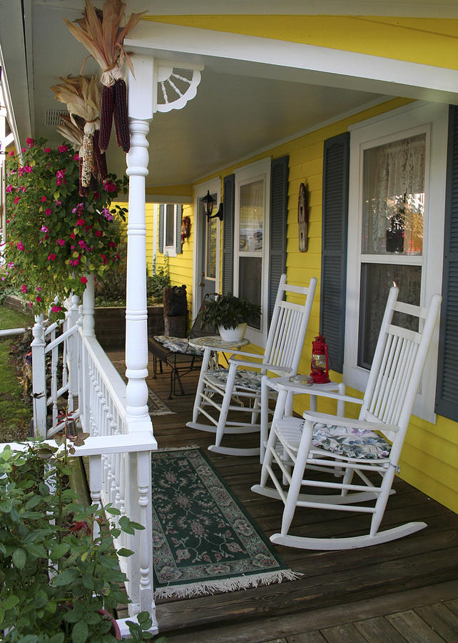 Rocking Chairs in Porch