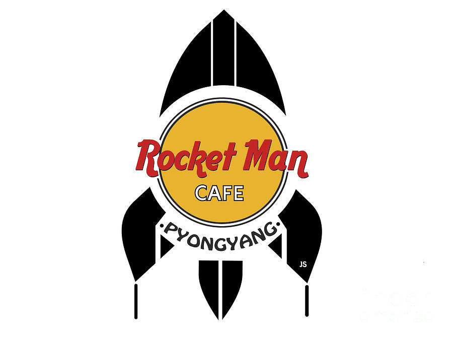 Rocket Man Cafe Pyongyang Digital Art by Joseph J Stevens