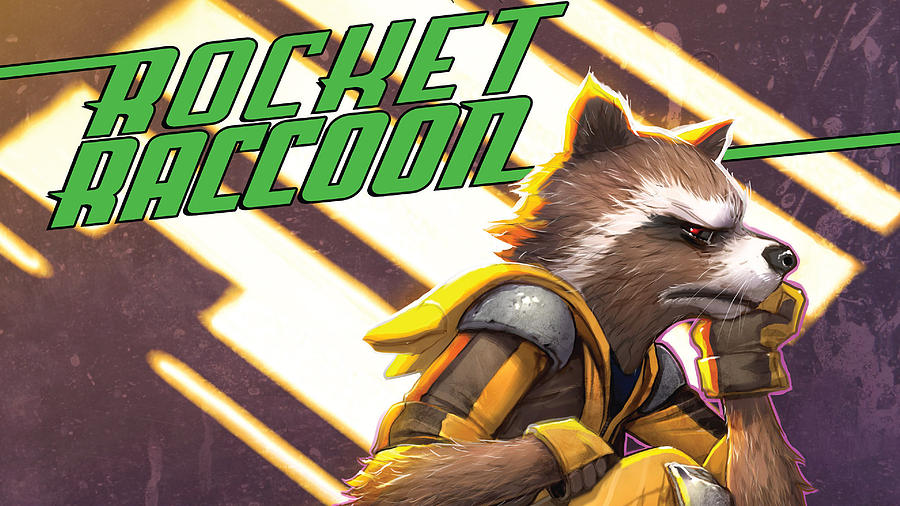 Rocket Raccoon Digital Art - Rocket Raccoon by Super Lovely