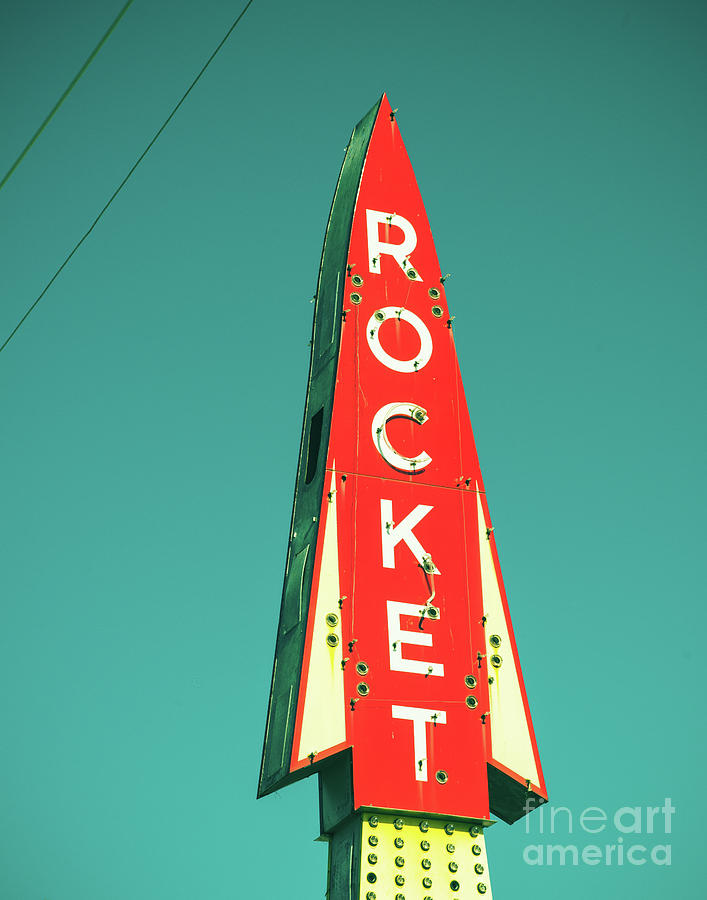 Typography Photograph - Rocket To It by Sonja Quintero