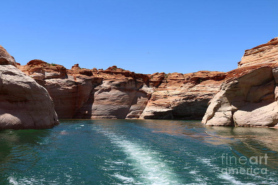 Rockformation on Lake Powell Photograph by Christiane Schulze Art And Photography
