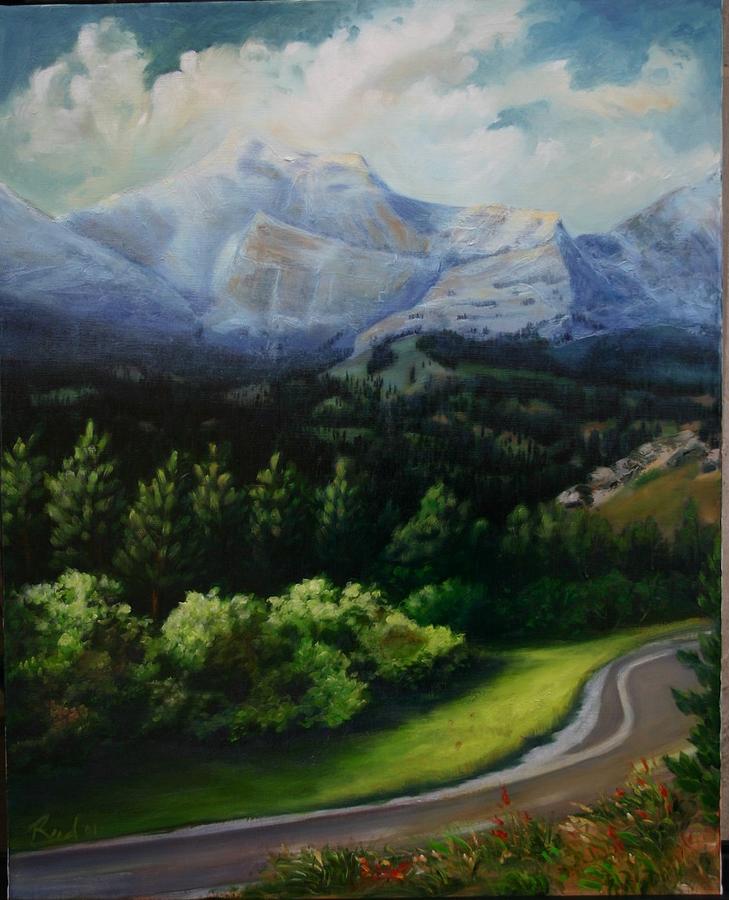 Tree Painting - Rockies by Patricia Reed