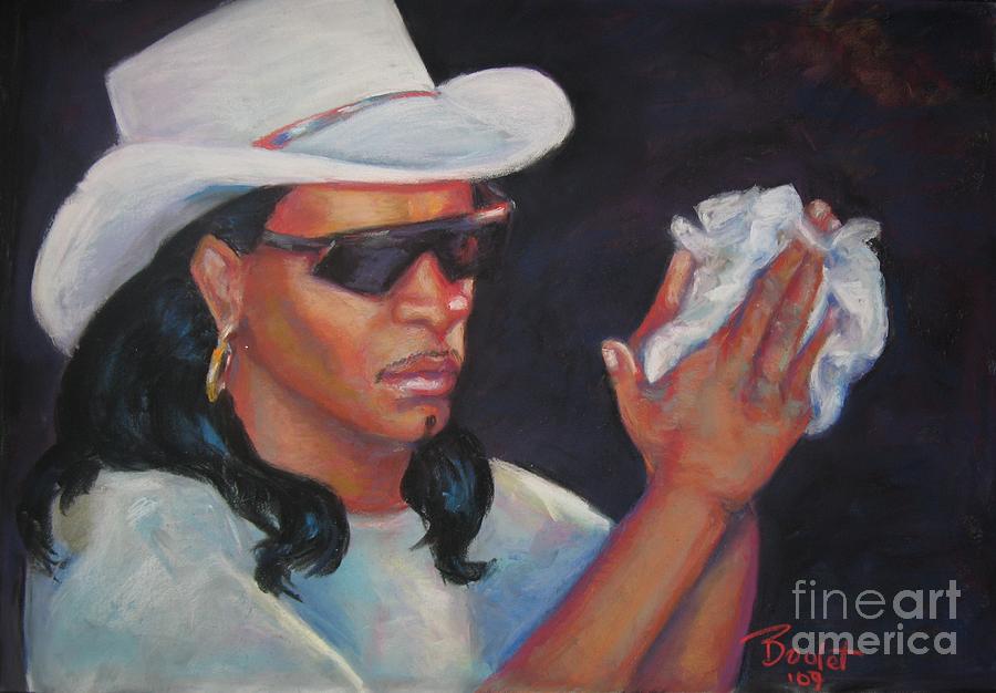 Zydeco Man Painting by Beverly Boulet