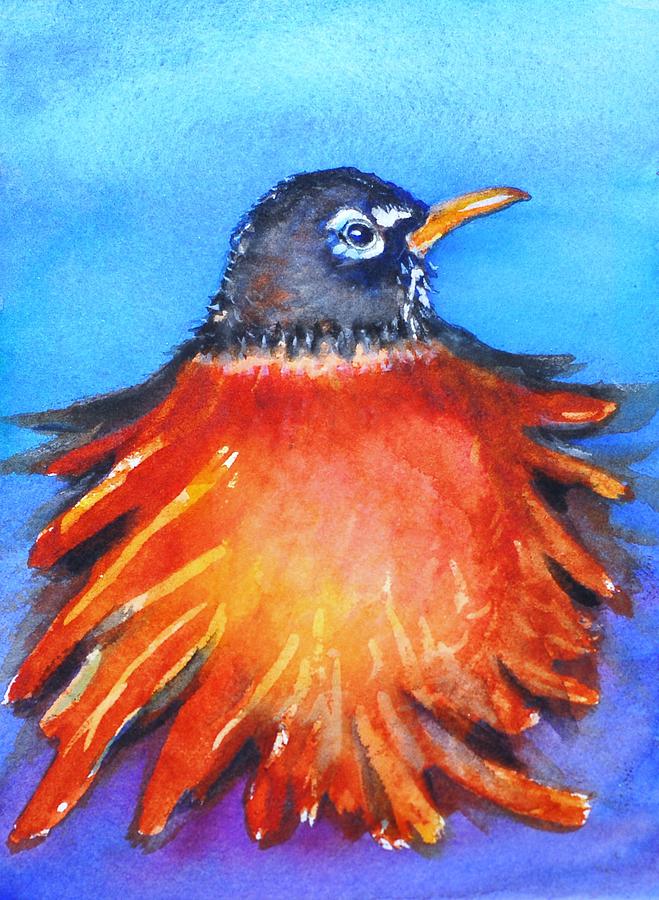 Rockin Robin Painting by Patricia Piffath
