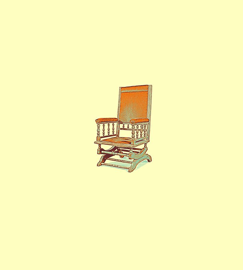 Rocking Chair 3 Painting by Celestial Images