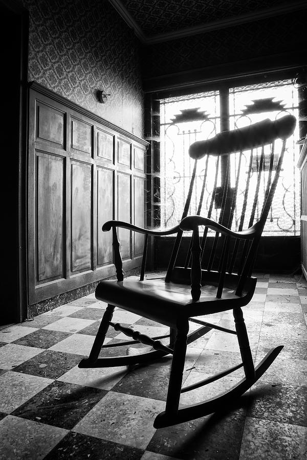 Rocking Chair Abandoned Building Photograph By Dirk Ercken