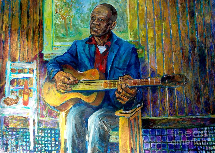 Rocking Chair Blues Painting by Joe Roache