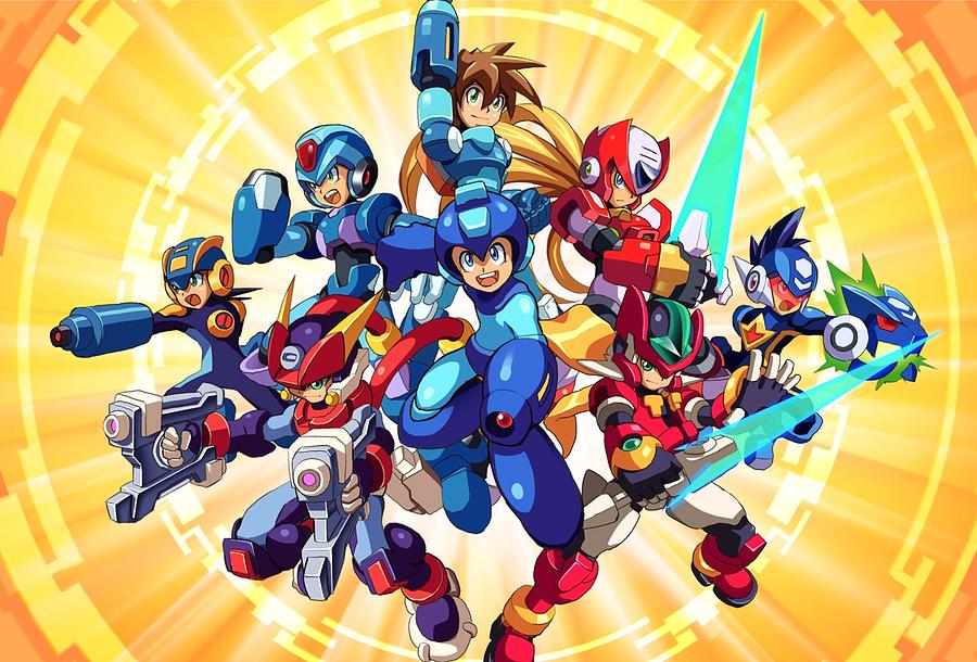 Rockman Digital Art by Sandra Rodriguez