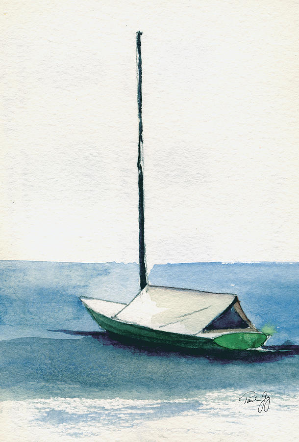 Rockport Boat Study Painting by Paul Gaj