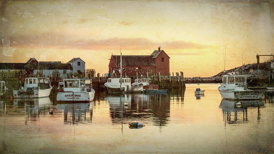 Boat Photograph - Rockport Harbor - #4 by Stephen Stookey