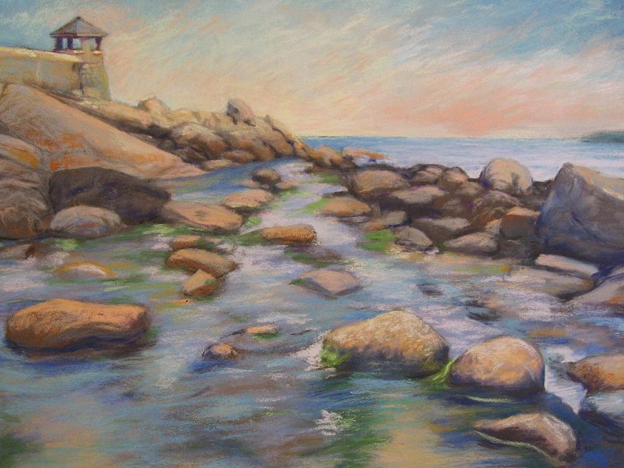 Rockport Harbour Painting by Leslie Alfred McGrath