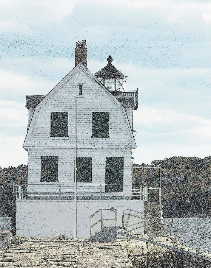 Rockport Lighthouse Photograph by Robert Suggs