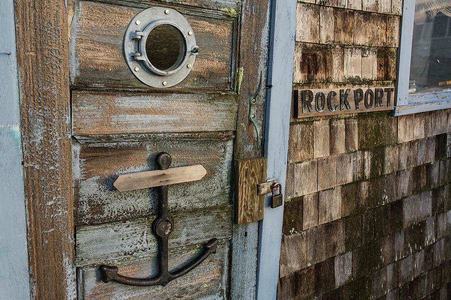 Rockport MA Old Rickety Shack Anchor Door Photograph by Toby McGuire