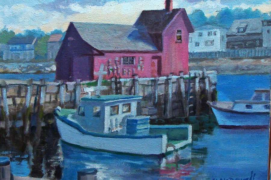 Rockport  Painting by Michael McDougall