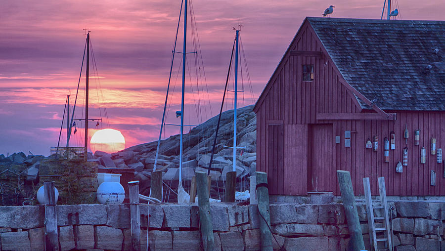 Rockport motif1 at sunrise Photograph by Jeff Folger