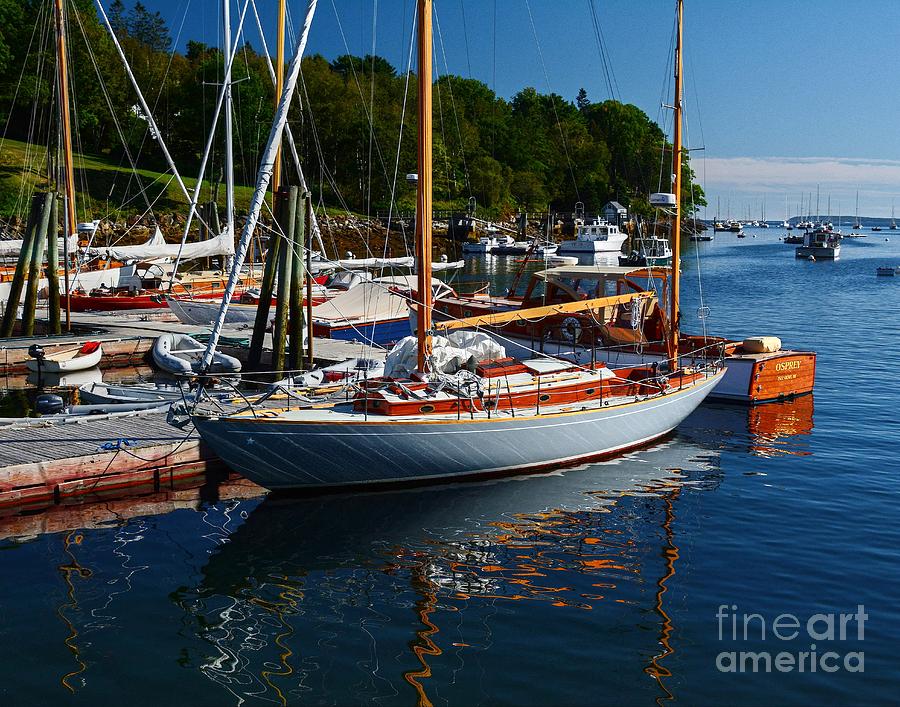 Rockport Sailboat Photograph by Steve Brown