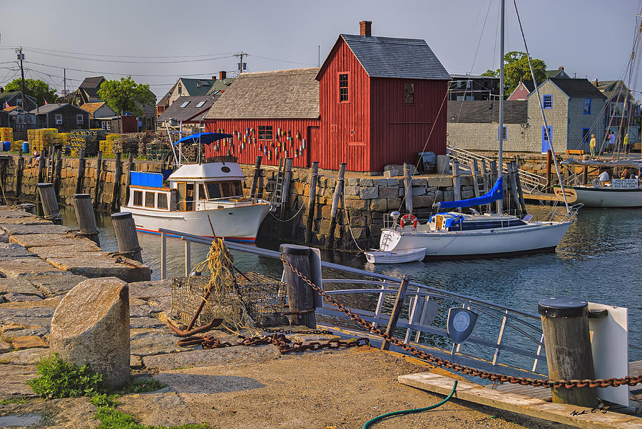 Boat Photograph - Rockport Waterfront by Mark Myhaver