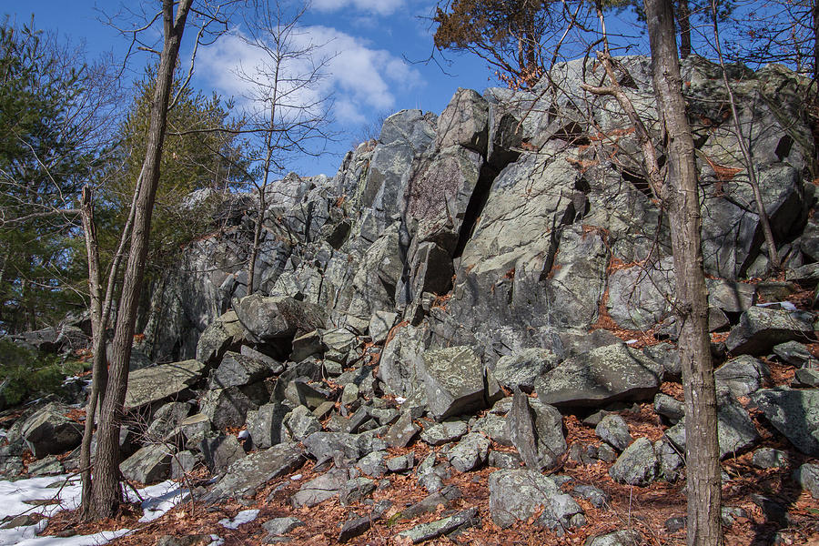 Rocks along the Skyline Trail Photograph by Brian MacLean