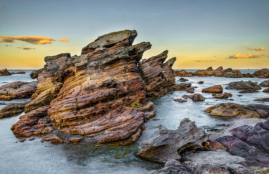 Rocks and sea Photograph by Martin Capek