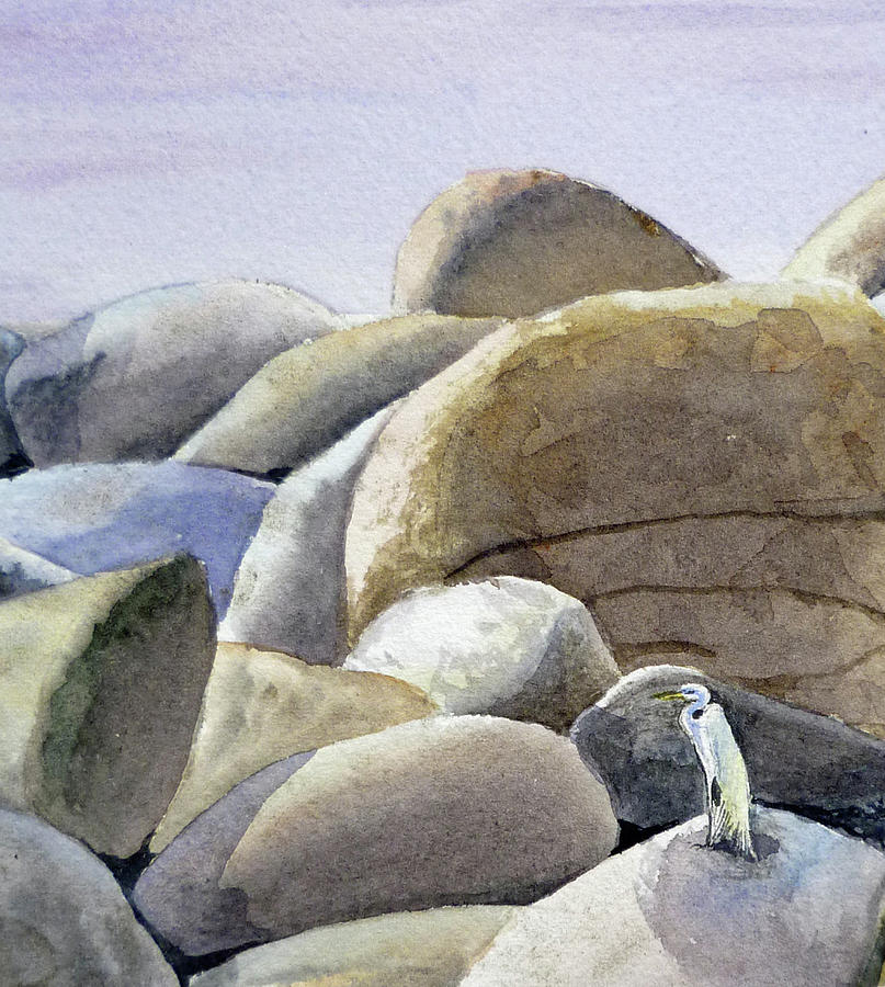 Rocks Painting by Irina Sztukowski