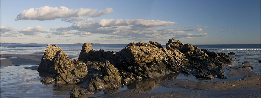 Rocks on the Beach Photograph by David Bishop