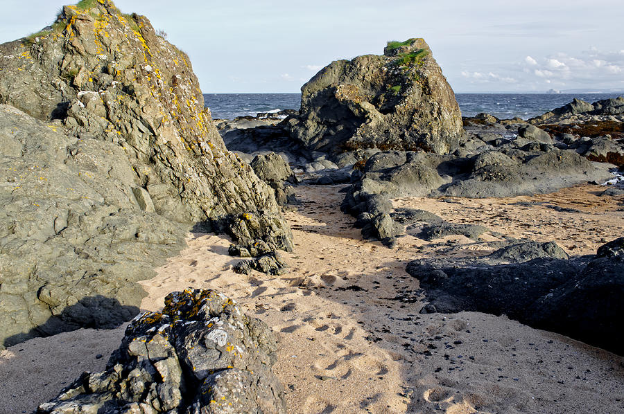 Rocks on the seashore. Photograph by Elena Perelman