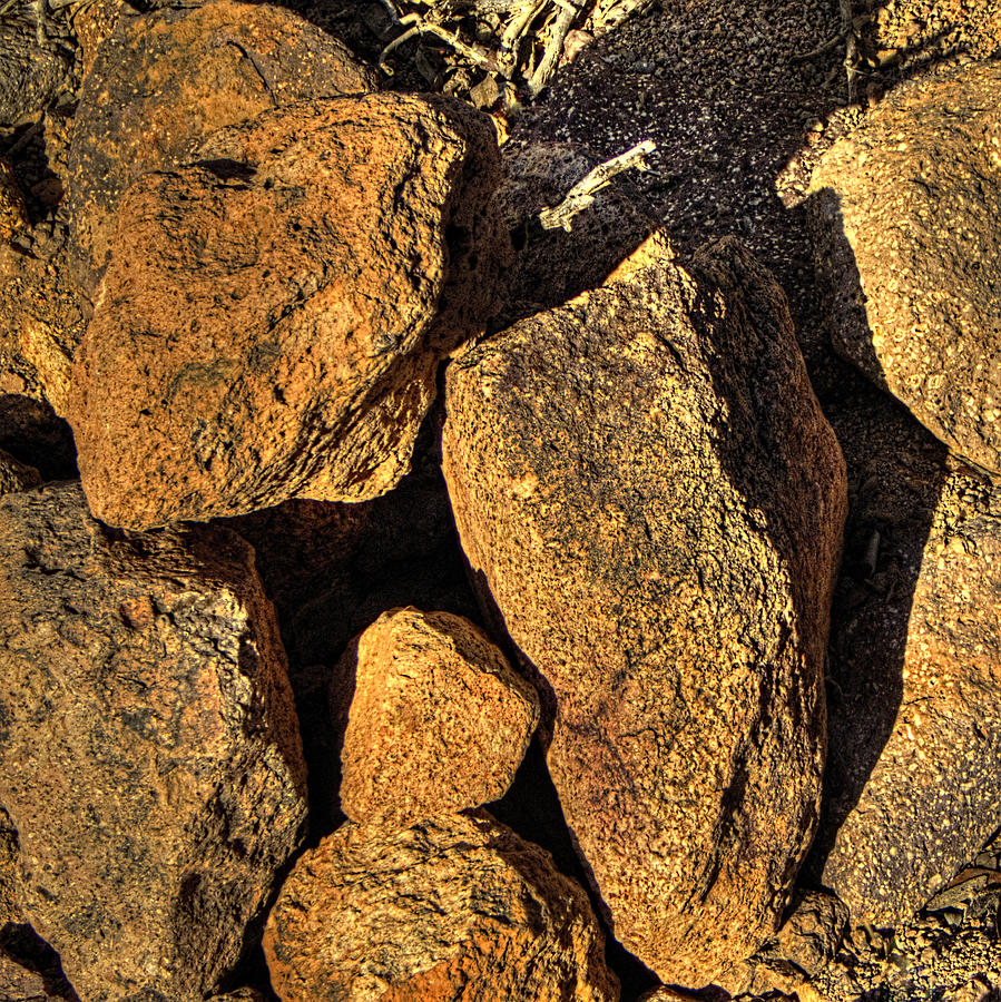 Rocks on the Sonoran Desert Photograph by Roger Passman