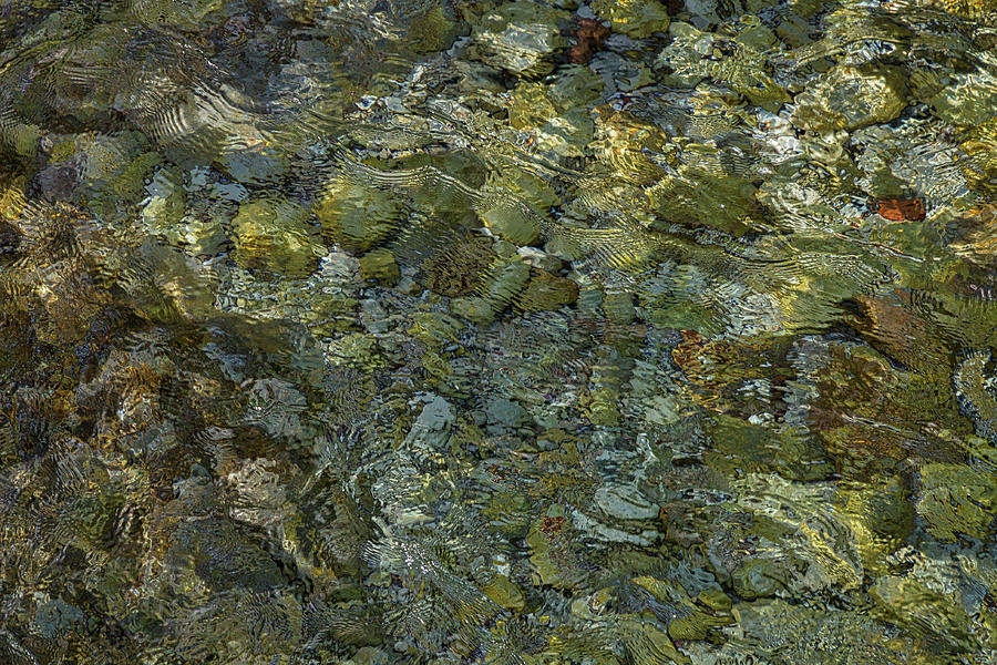 Rocks Under the Soca River #2 - Slovenia Photograph by Stuart Litoff