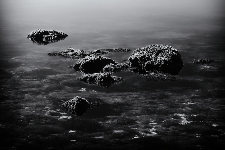 Rocks3173BW Photograph by Rudy Umans