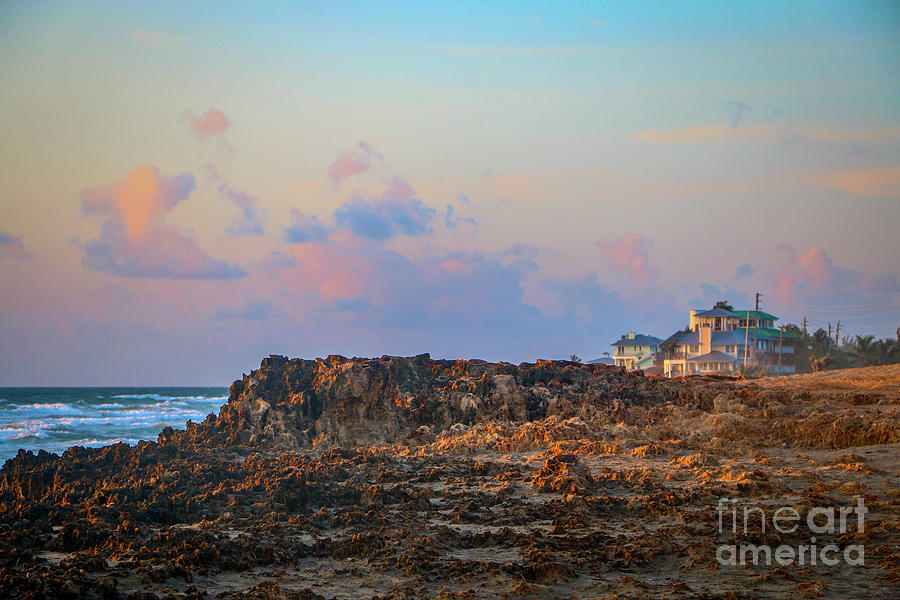 Rocky Beach Sunrise Photograph by Tom Claud