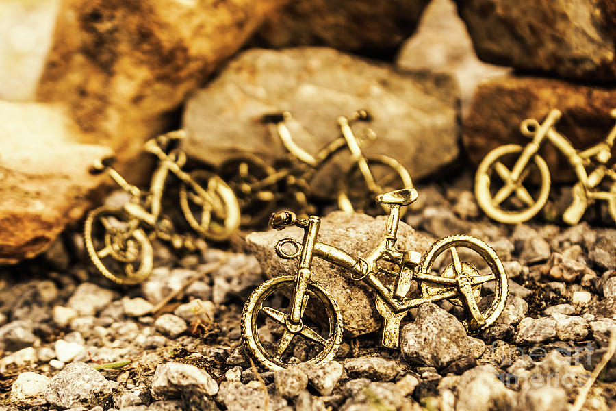 Vintage Photograph - Rocky cape bicycles by Jorgo Photography