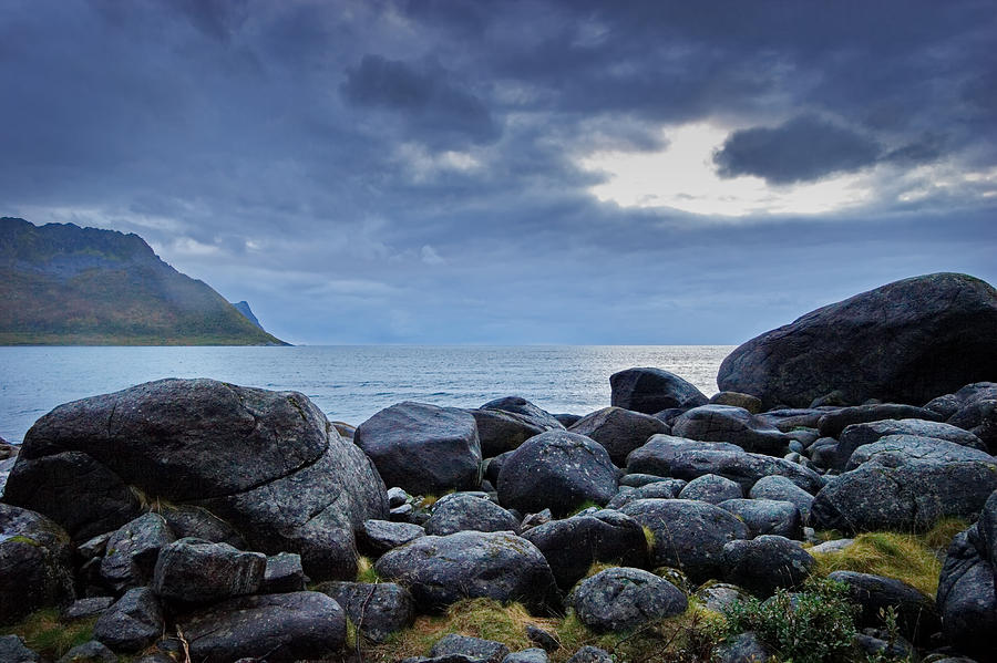 Rocky coast on island Senja in northern Norway Photograph by Ulrich Kunst And Bettina Scheidulin
