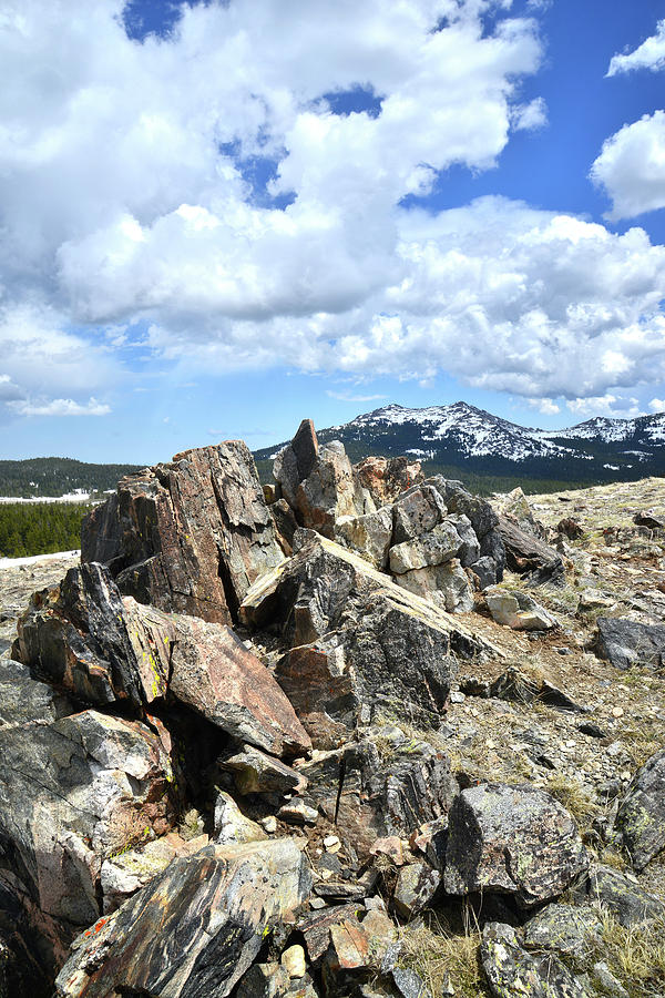 Rocky Crest at Big Horn Pass Photograph by Ray Mathis