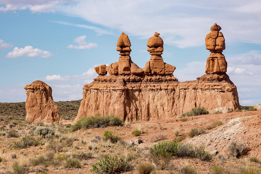 Three Kings in Goblin Valley Photograph by Kyle Lee