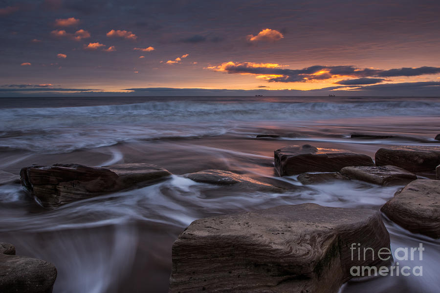 Beach Photograph - Rocky Flow by George Davidson