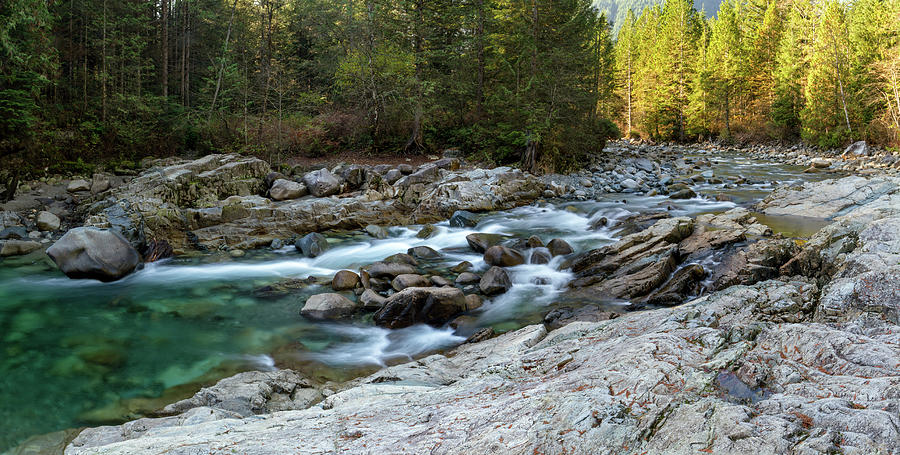 Rocky Gold Creek in Golden Ears Park Photograph by Michael Russell
