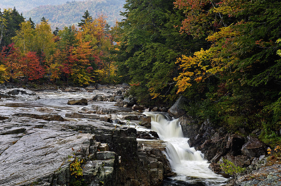 Fall Photograph - Rocky Gorge Waterfall  - D006354 by Daniel Dempster